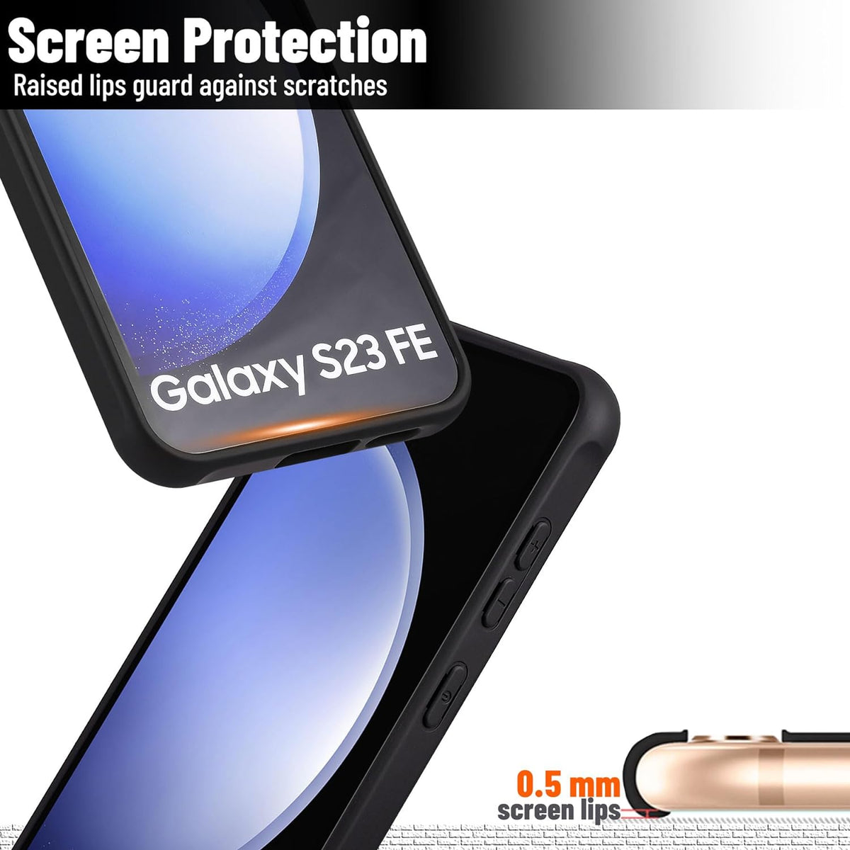 Samsung Galaxy S23 FE Hoesje - Blauw - Matte Armor MagSafe Back Cover