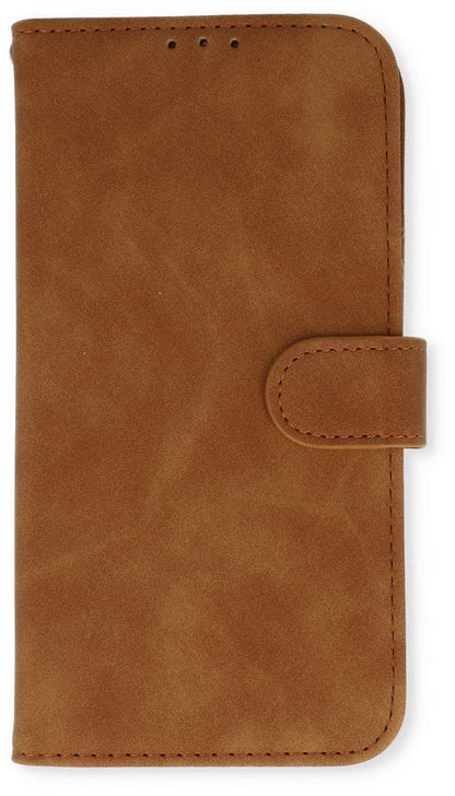 Samsung Galaxy S23 Hoesje - Sienna Brown - Luxe Bookcase