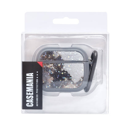Apple AirPods 3 Case - Diamond Marble Glitter with Ring - Grey