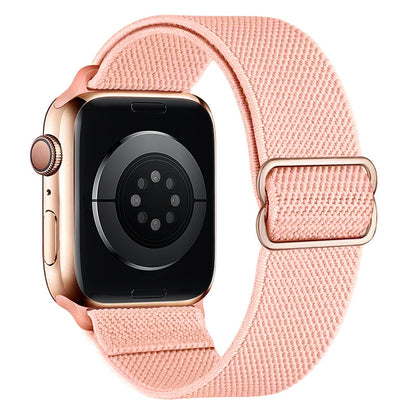 Apple Watch Bandje 44/45/46/49 mm - Hoco Fashion WA04 Nylon - Roze