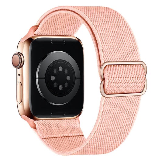 Apple Watch Bandje 44/45/46/49 mm - Hoco Fashion WA04 Nylon - Roze