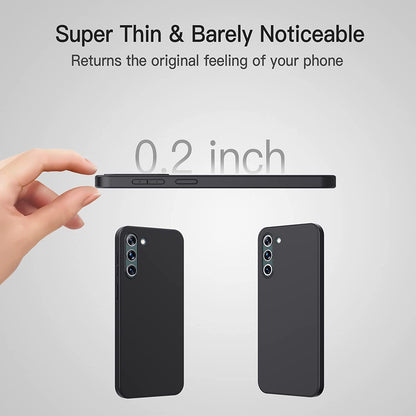 Samsung Galaxy S23 Plus Case - Black - Silicone Back Cover