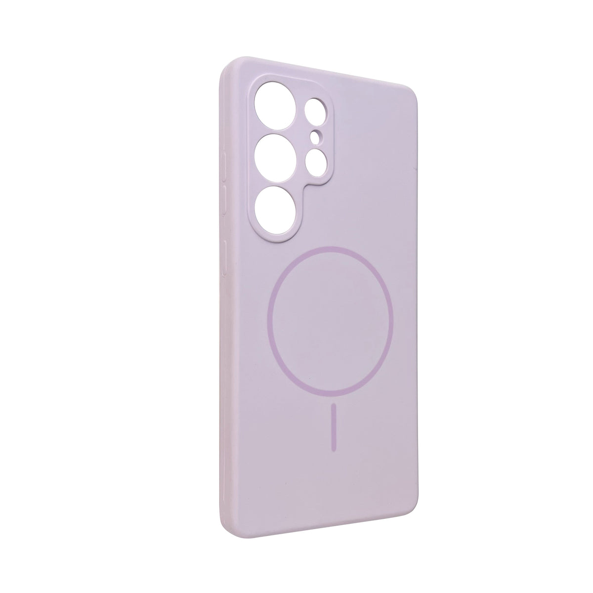 Samsung Galaxy S25 Ultra Case - Purple - Extra Strong Liquid Silicone MagSafe Back Cover with Magnetic Ring