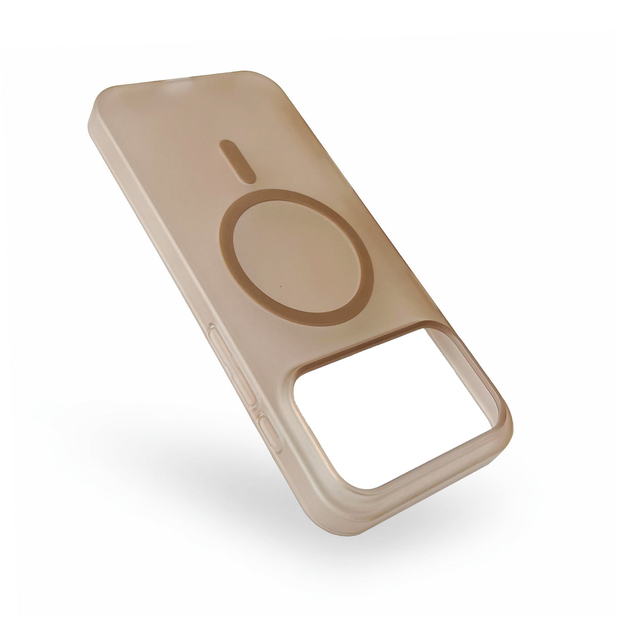 Apple iPhone 17 Pro Max Case - Brown - Frosted Matte Hard Case MagSafe Back Cover