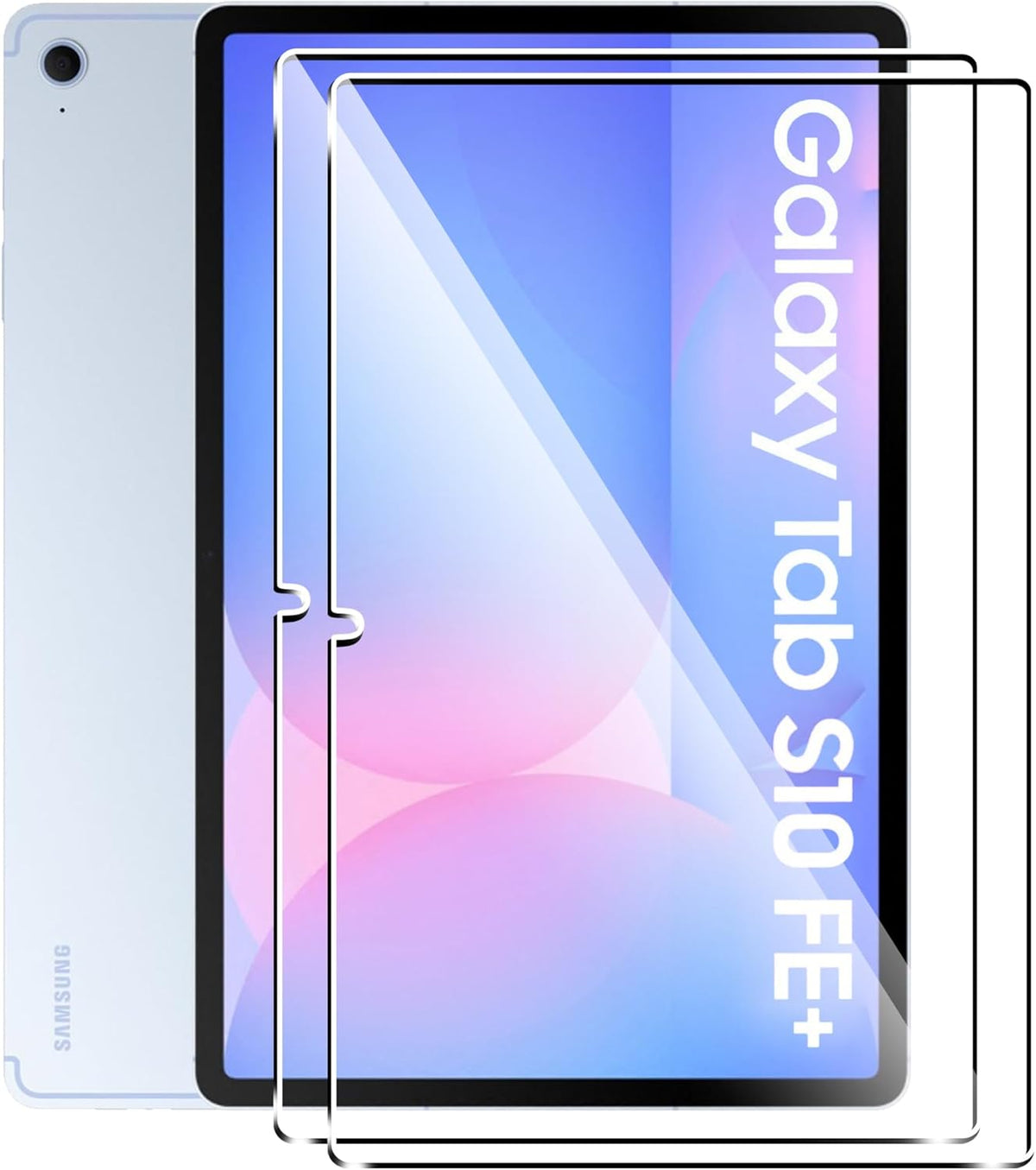 Samsung Galaxy Tab S10 FE Plus Schutzfolie - Full Cover - 2 Stück