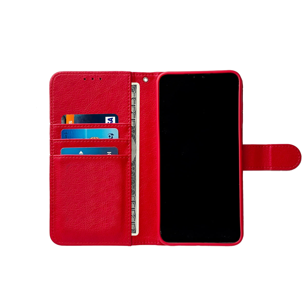 Oppo Reno 12 FS Hülle - Rot - Bookcase