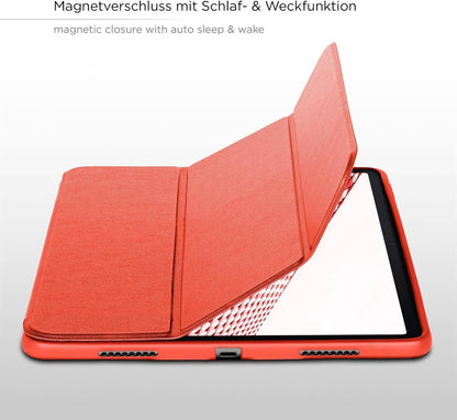 Samsung Galaxy Tab A9 (8.7 inch) Tablethoes - Rood - Smart Cover