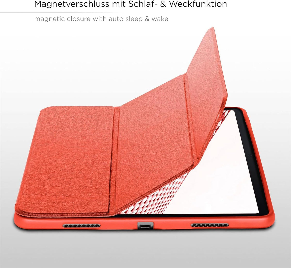 Samsung Galaxy Tab A11 Plus Tablet Case - Red - Smart Cover