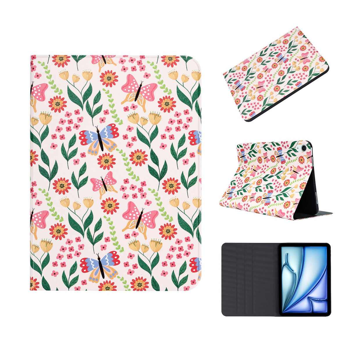 Apple iPad 2022 (10th Gen) Tablethoes - Bloemen - Smart Cover