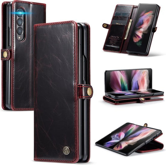Samsung Galaxy Z Fold 3 Hoesje - Crimson Red - Bookcase