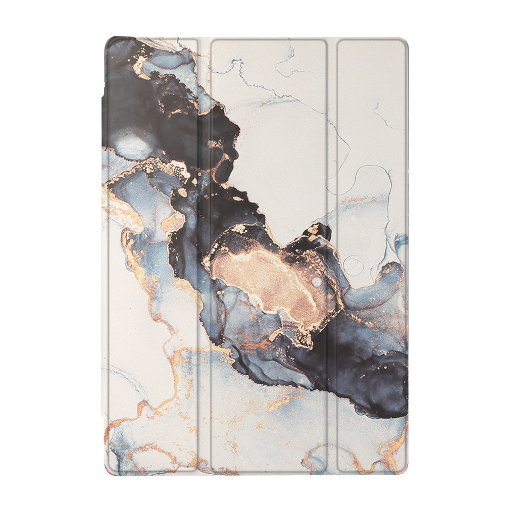 Apple iPad 7 10.2 (2019) Tablet-Hülle Smart Cover - , Marmor Weiß