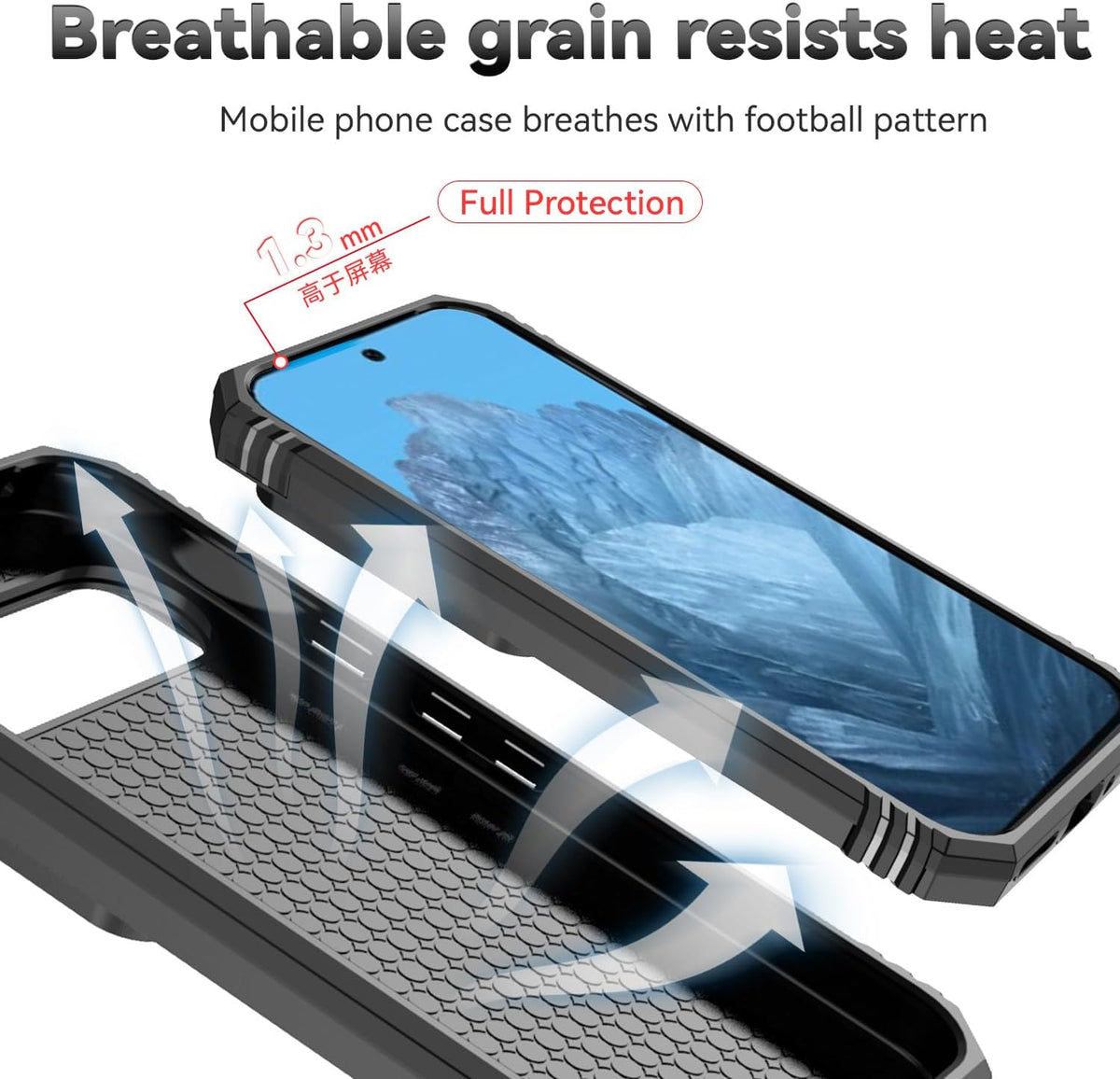 Google Pixel 9 Pro XL Hoesje - Zwart - Armor Kickstand Back Cover met Camerabescherming