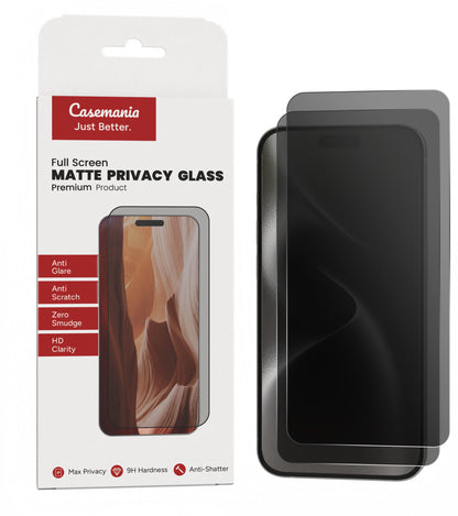 Apple iPhone 11 Screenprotector - Matte Privacy - 2 Stuks