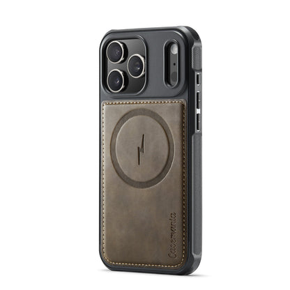 Apple iPhone 17 Pro Case - Sienna Brown - Faux Leather MagSafe Back Cover
