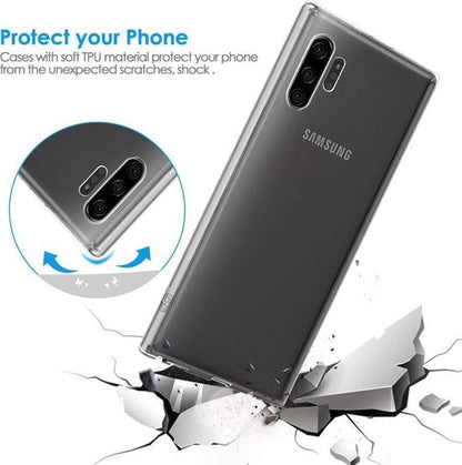 Samsung Galaxy Note 10 Plus Case - Clear - Silicone Back Cover