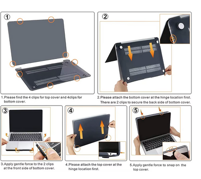 Apple MacBook Neo (13-inch) - Donker Blauw - Laptop Hardcase Cover met Ventilatie-openingen