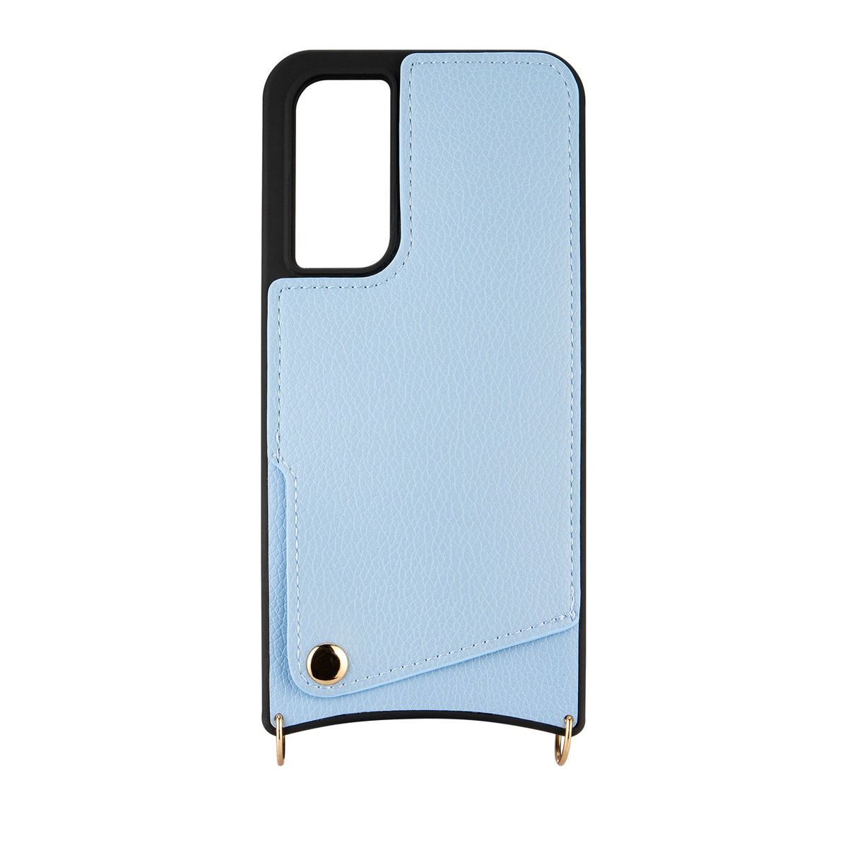 Samsung Galaxy A14 Hoesje - Blauw - Back Cover met Pols Bandje