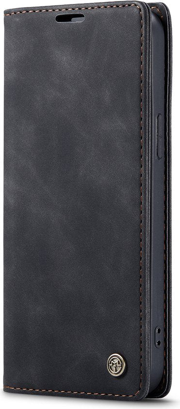 Apple iPhone 13 Pro Hoesje - Charcoal Gray - Dunne Bookcase