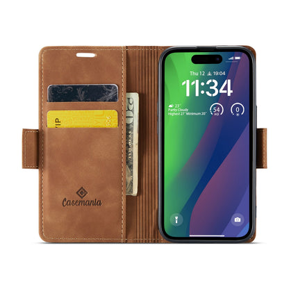 Apple iPhone 15 Plus Hoesje - Sienna Brown - Portemonnee MagSafe Bookcase