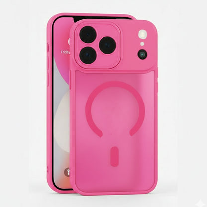 iPhone 17 Pro Hoesje - Roze - Matte Armor MagSafe Back Cover