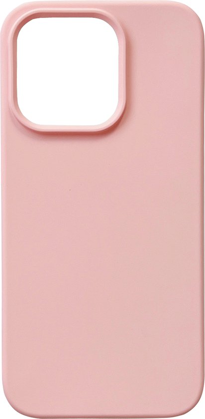 Apple iPhone 14 Pro Hoesje - Roze - Matte Siliconen Back Cover