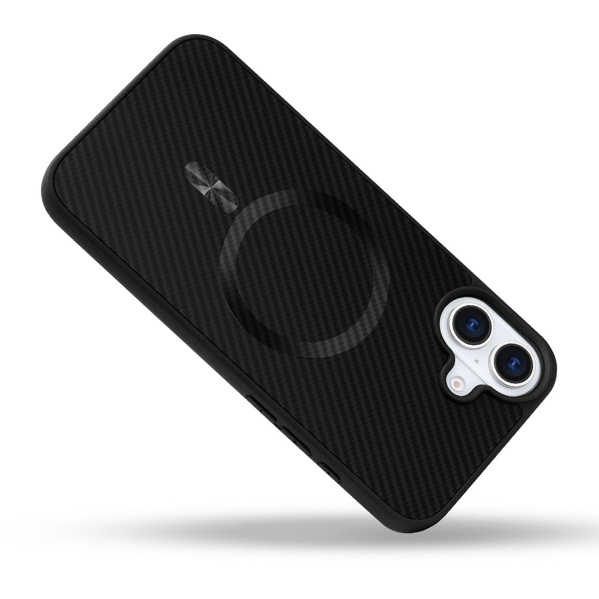 Apple iPhone 16 Plus Hülle - Schwarz - Carbon-MagSafe-Backcover