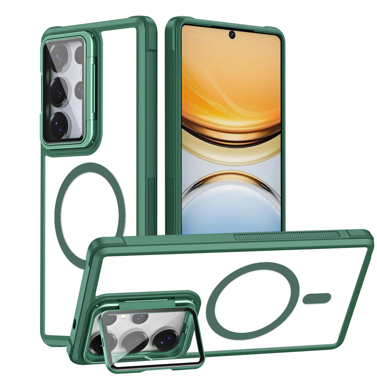 Samsung Galaxy S26 Ultra Hoesje - Groen - Bumper MagSafe Back Cover