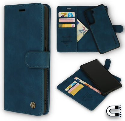 Oppo Reno 8 Lite Hoesje - Navy Blue - 2 in 1 Bookcase