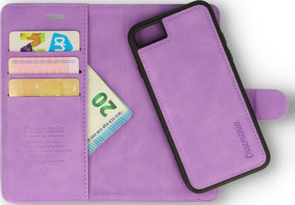 Apple iPhone SE (2022) Case - Bright Lila - 2-in-1 Wallet Case