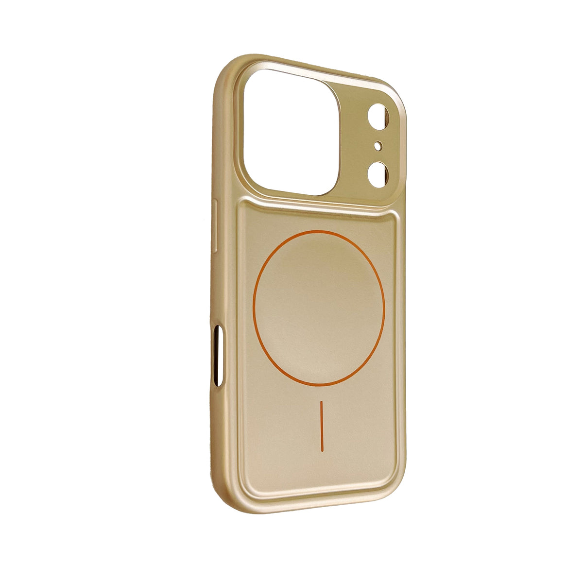 Apple iPhone 18 Pro Hoesje - Metallic Goud - Matte Siliconen MagSafe Back Cover
