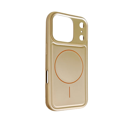 Apple iPhone 18 Pro Hoesje - Metallic Goud - Matte Siliconen MagSafe Back Cover