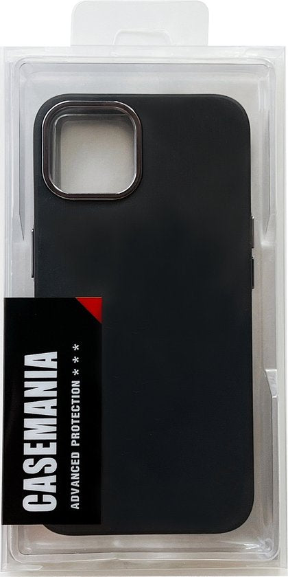 Apple iPhone 14 Hoesje - Zwart - Shockproof Siliconen Back Cover
