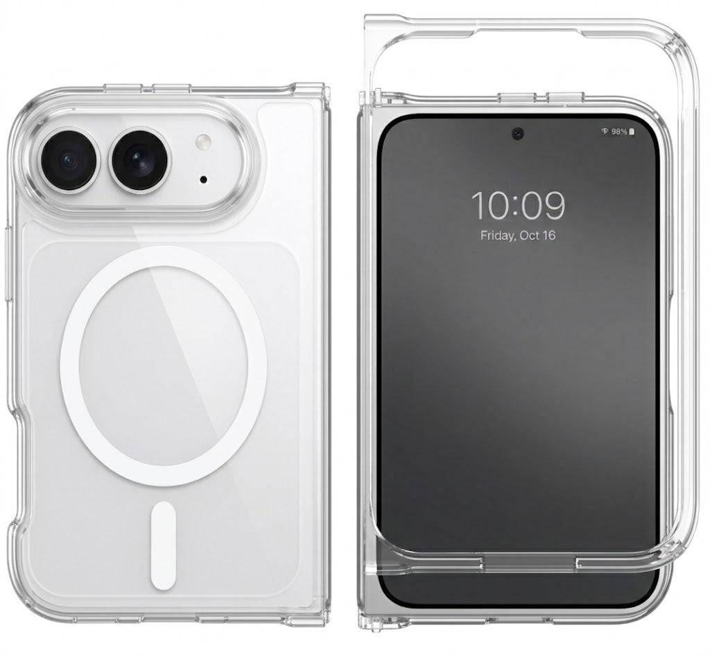 Apple iPhone Duo Hoesje - Transparant - Anti-Shock MagSafe Back Cover