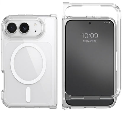 Apple iPhone Duo Hoesje - Transparant - Anti-Shock MagSafe Back Cover