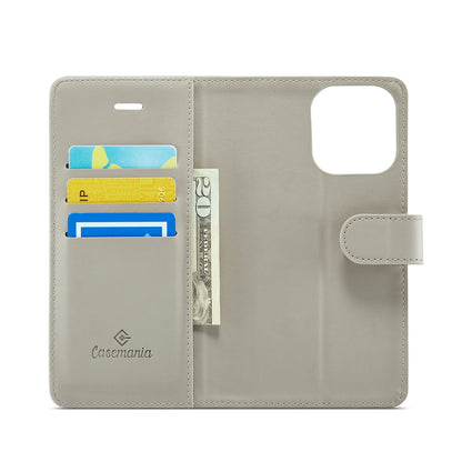 Apple iPhone 16 Pro Max Hoesje - Smoke Gray - 2 in 1 Bookcase