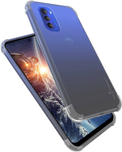 Coque Motorola Moto G51 5G - Transparente - Étui arrière hybride antichoc