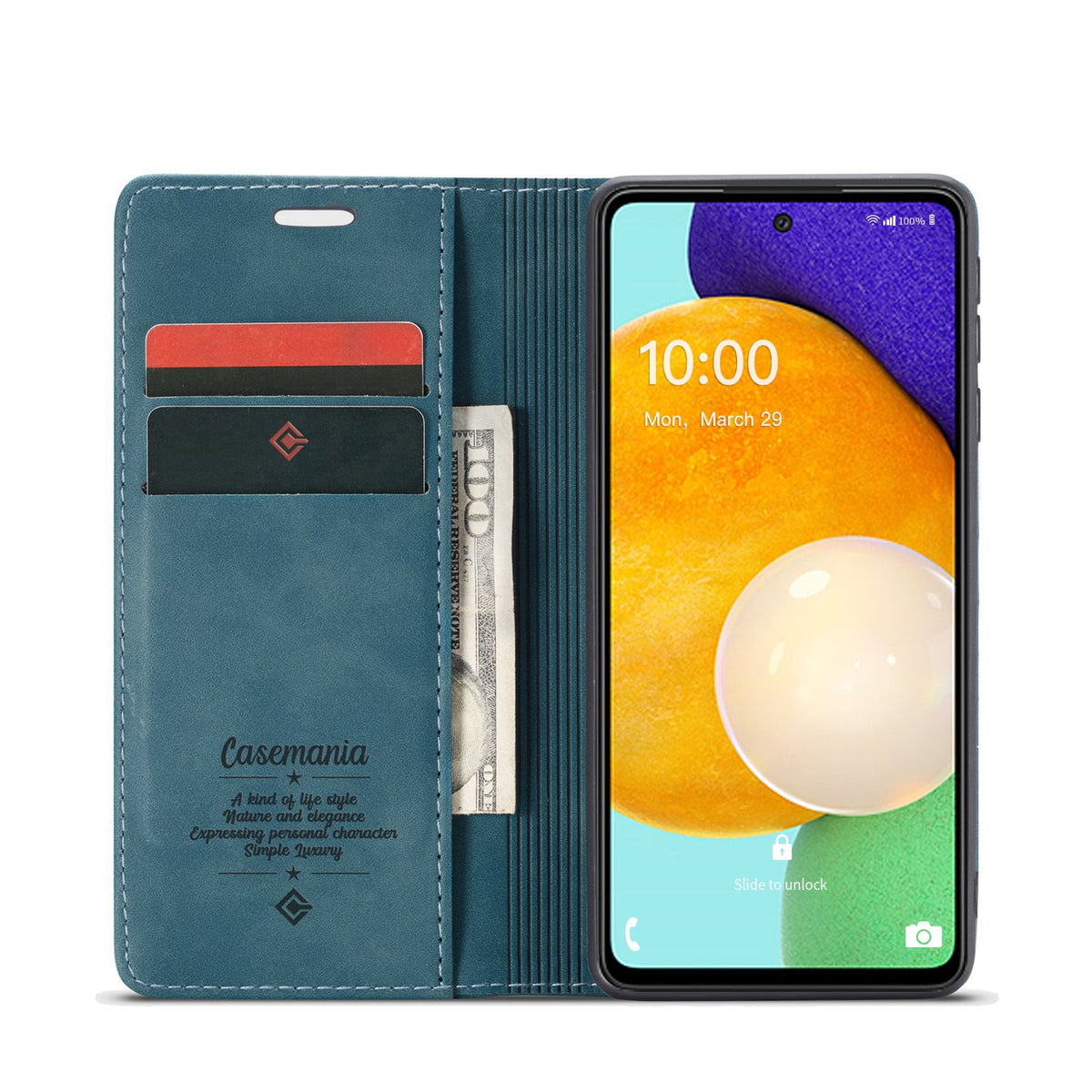 Samsung Galaxy A71 5G Hoesje - Emerald Green - Dunne Bookcase
