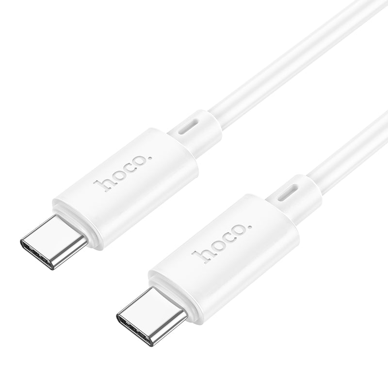 Hoco 20W USB-C Schnellladegerät mit USB-C-Kabel 1m - Weiß