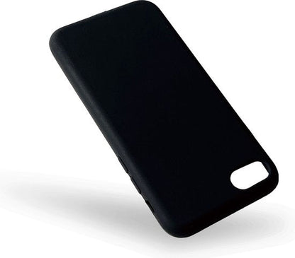 Apple iPhone 7 Plus Hoesje - Zwart - Liquid Siliconen Back Cover