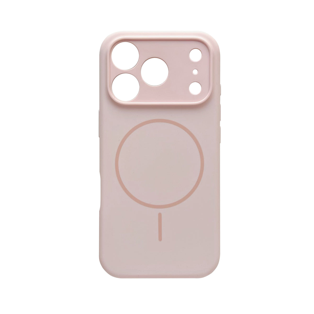 iPhone 17 Pro Hoesje - Roze - Liquid MagSafe Thin Ring Back Cover
