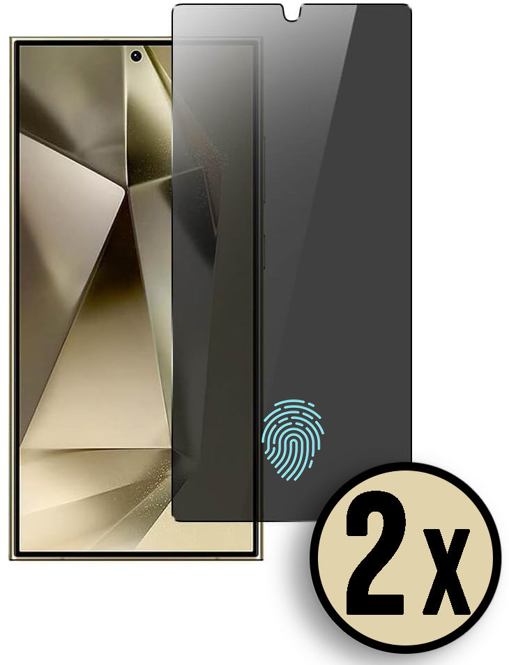 Samsung Galaxy S24 Ultra Screen Protector - Privacy - 2 Pieces