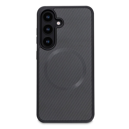 Samsung Galaxy A36 Hoesje - Zwart - Carbon MagSafe Back Cover