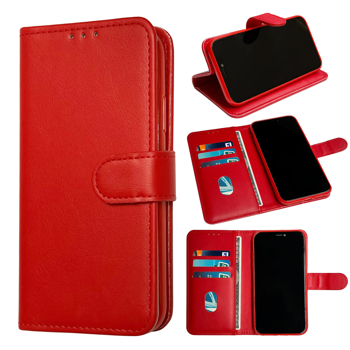 Oppo A79 Hoesje - Rood - Bookcase