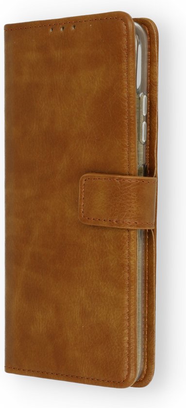 Oppo A96 Hoesje - Bruin - Bookcase