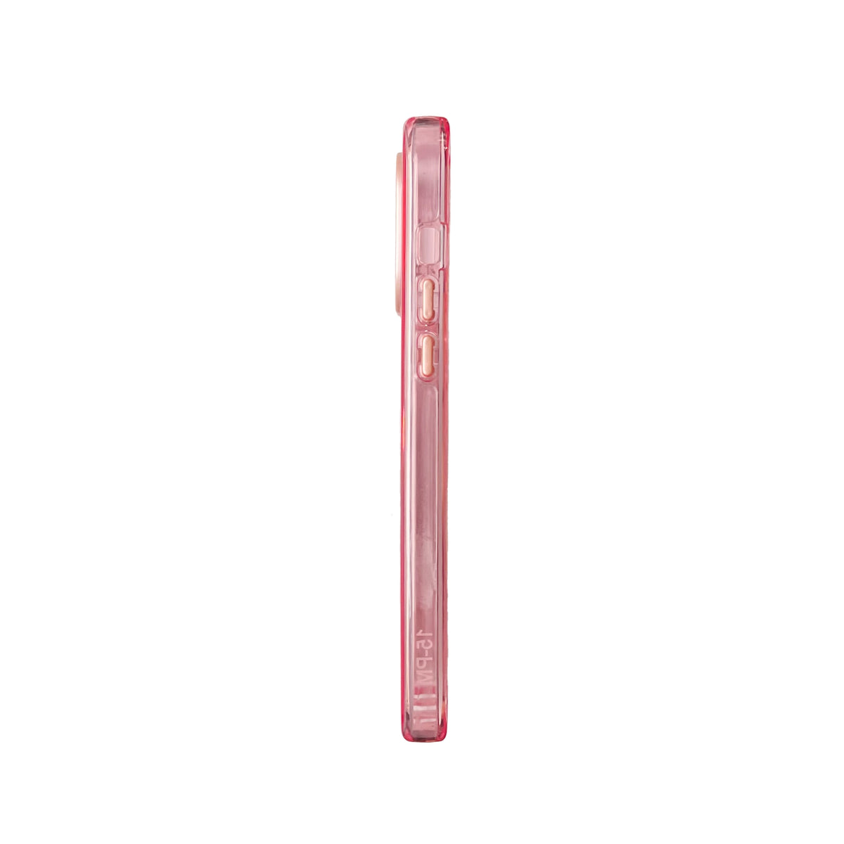 Apple iPhone 15 Hülle - Rosa - Matte Hybrid MagSafe Backcover