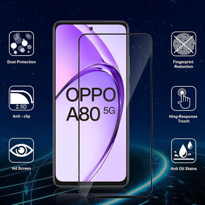Oppo A80 Schutzfolie - Full Cover - 2 Stück