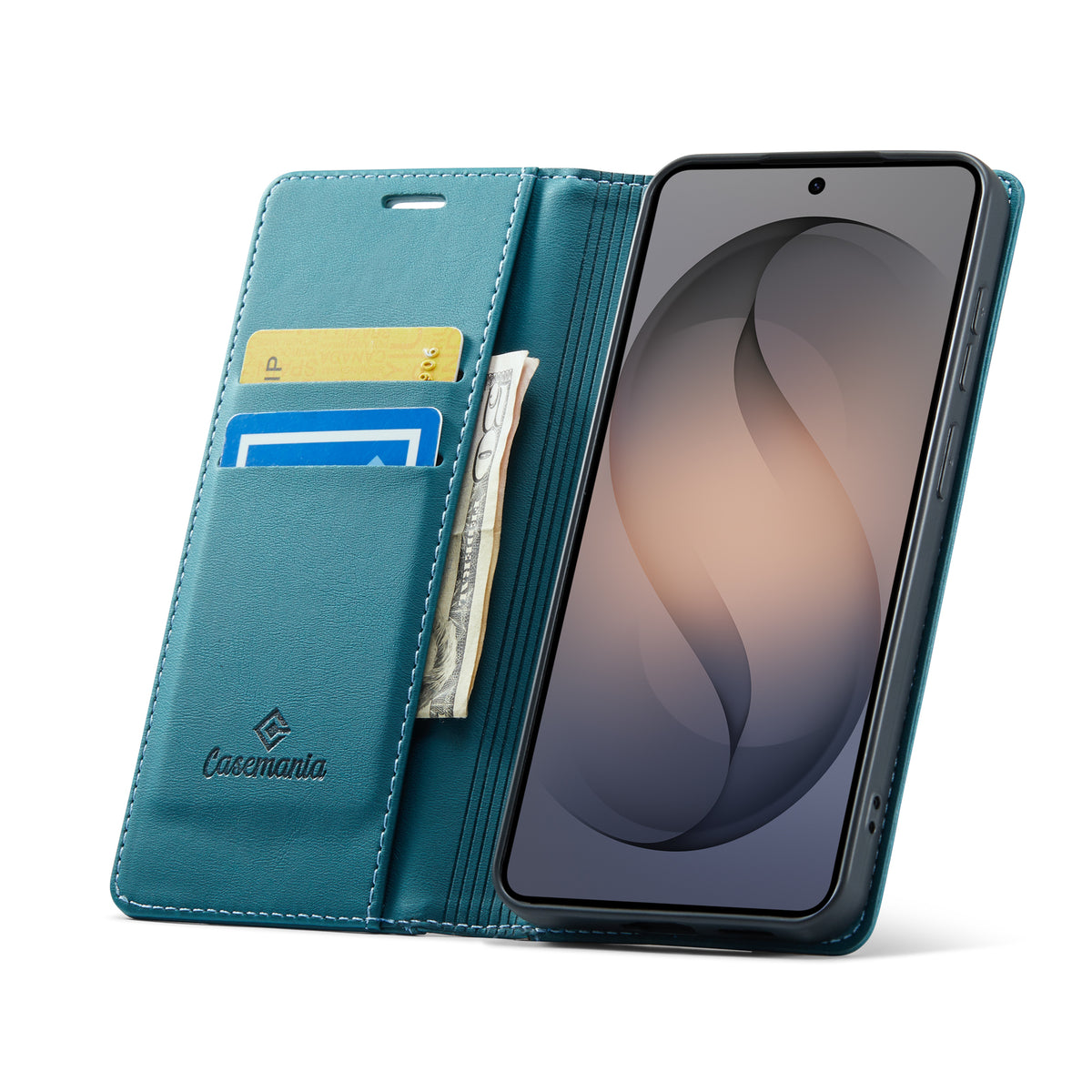 Samsung Galaxy S26 FE Hoesje - Emerald Green - Dunne Bookcase