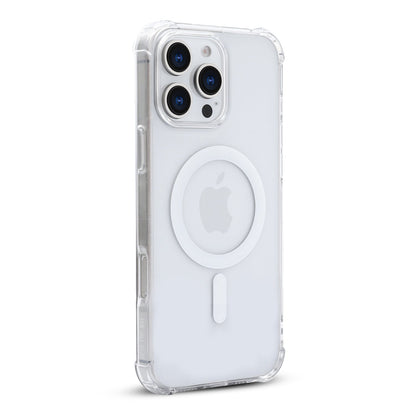 iPhone 16 Pro Hoesje - Transparant - Anti-Shock MagSafe Back Cover