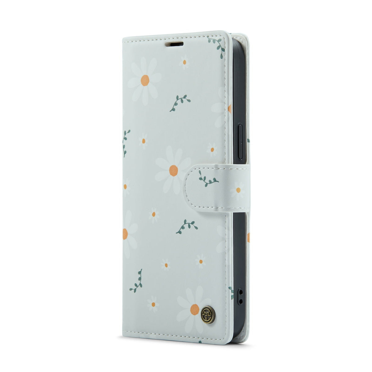Apple iPhone 14 Pro Hoesje - Madeliefje - Print Bookcase