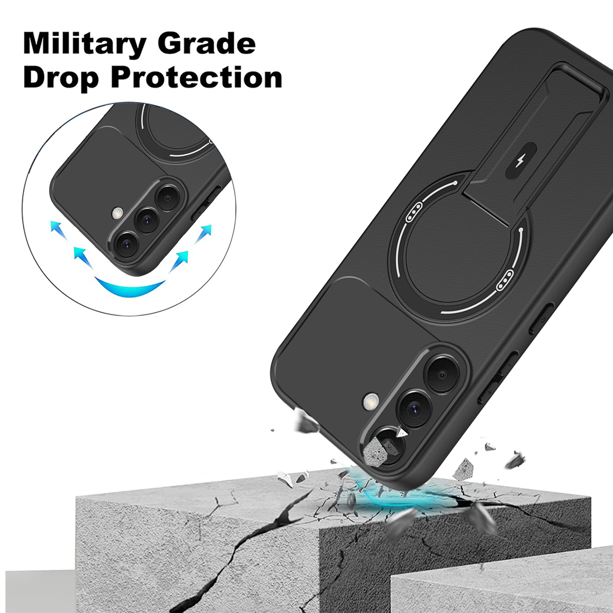 Samsung Galaxy A57 Hoesje - Zwart - Siliconen MagSafe Back Cover